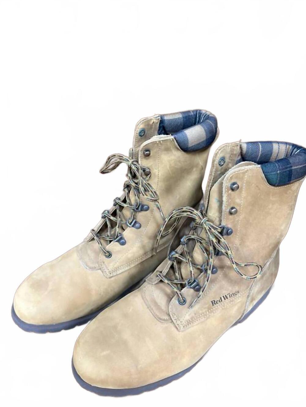 NEW RED WING SHOES women's lace-up work boots in tan